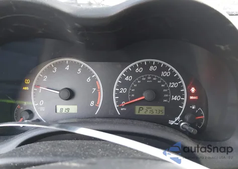 2009 Toyota Corolla S из США, поврежденный, VIN 2T1BU40E19C033477